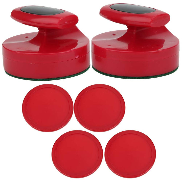 Keenso 94mm Tischhockeyspiel-Drücker 2 STK. Grosse Air-Tischhockeyspiel-Drücker mit 4 Pucks Hockey P