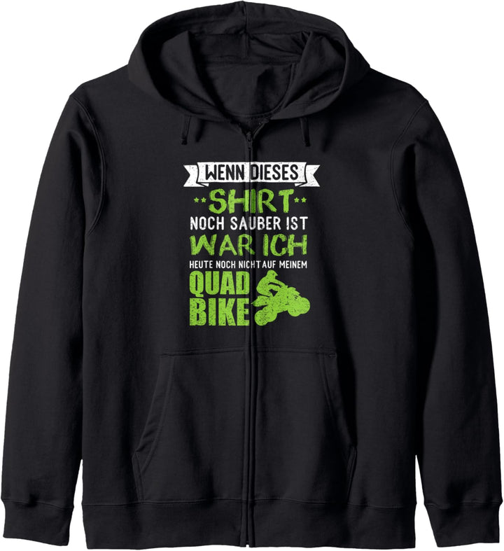 Lustiges Quad Bike Shirt Offroad ATV Quadrider Spruch Kapuzenjacke