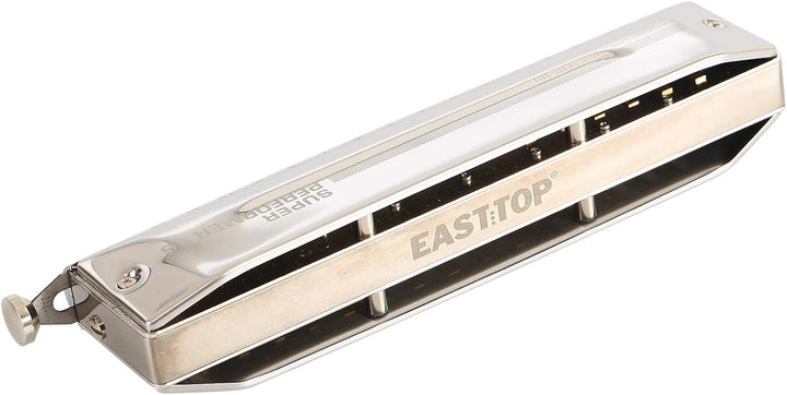 East top Chromatische Mundharmonika, 16 Loch 64 Ton Upgrade Chromatische Mundharmonika Tonart C, Pro