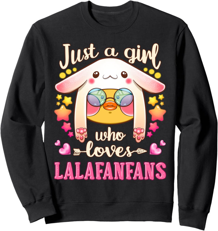 Lalafanfan im Kigurumi, Just a girl who loves lalafanfans Sweatshirt