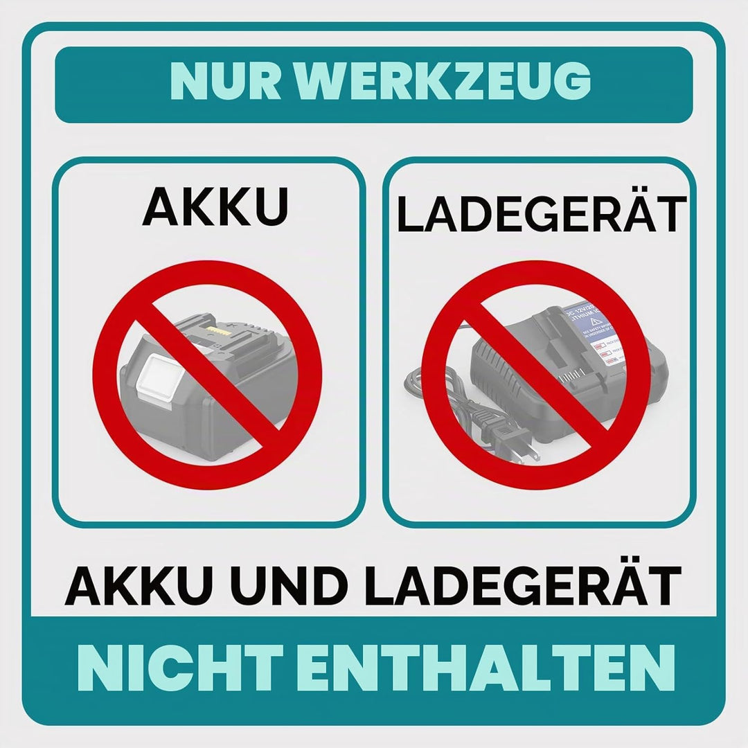 LIVOWALNY Akku-Multifunktionswerkzeug, Oszillierwerkzeug, Multitool Kompatibel mit Makita 18V, 6-Gan