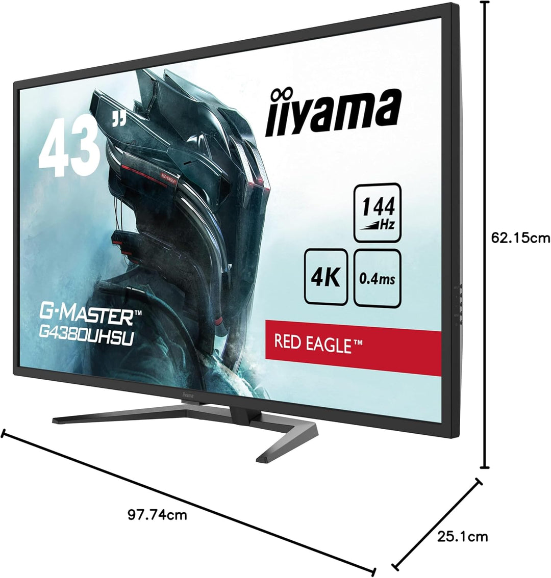 Iiyama /43" VA Panel,UHD,ProGaming G4380UHSU-B1 Schwarz