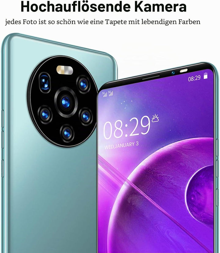 ciciglow Smartphone Ohne Vertrag Günstig, Mate40 pro 3G 5.45 Zoll HD+ Display Mobile Phone 512MB+4GB
