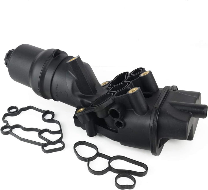 Flynsu Ölfiltergehäuse mit Dichtung Ersatz für Aud1 Se-at Sk0da V-W 06D115397J 06D115397K 06D115397D