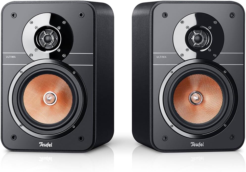 Teufel Ultima 20 - HiFi-Regallautsprecher, Kompakt & Leistungstark, Phase-Plug, Präziser Sound, 2-We