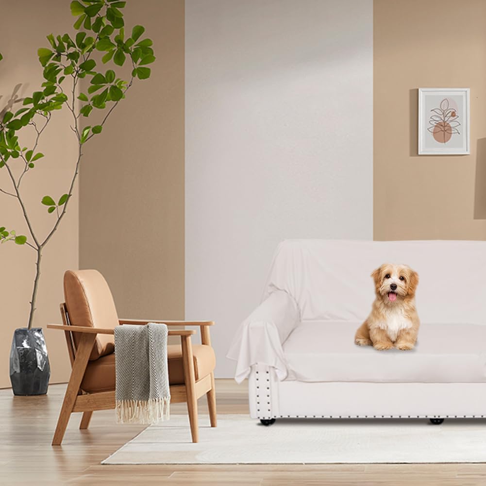 DUJUIKE 100% wasserdichte Schutzdecke oder Liner für Bett, Matratzenschoner für das Bett, Wiederverw
