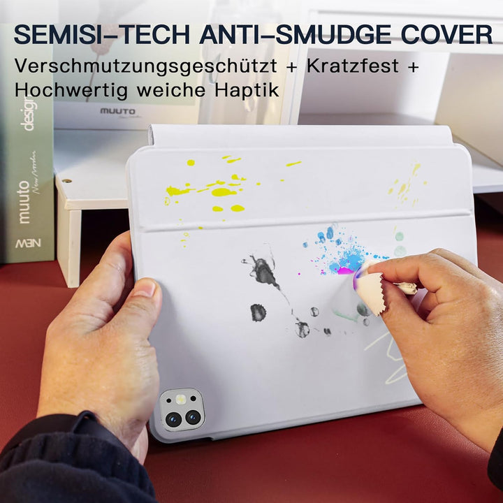RAYMCRAFT für iPad Air 11 Zoll (M4/M3/M2) & iPad Pro 11 Zoll (4./3./2./1. Gen.) Hülle mit Tastatur,
