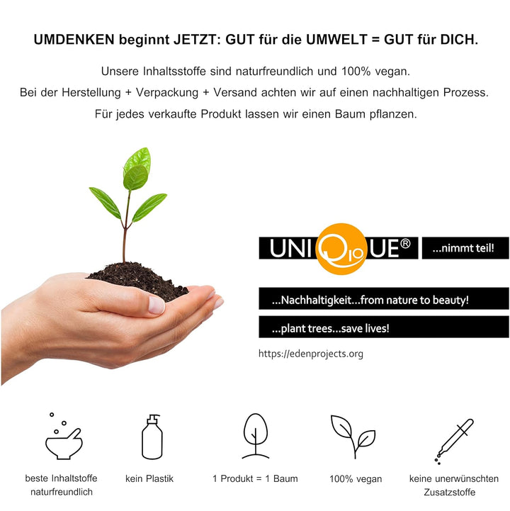 UNIQ10UE Reinigungsschaum für das Gesicht, vegan, antioxidativ, Gesichtsreiniger für unreine Haut, M