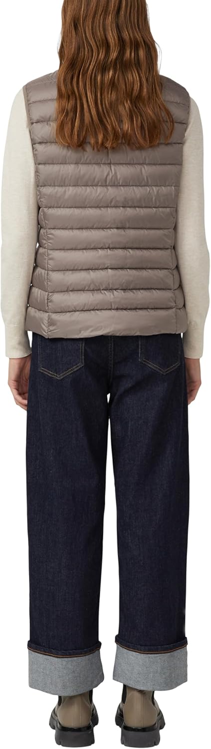 s.Oliver Herren Steppweste – Slim Fit, leicht gefüttert, Stehkragen – Funktional für Outdoor, Überga