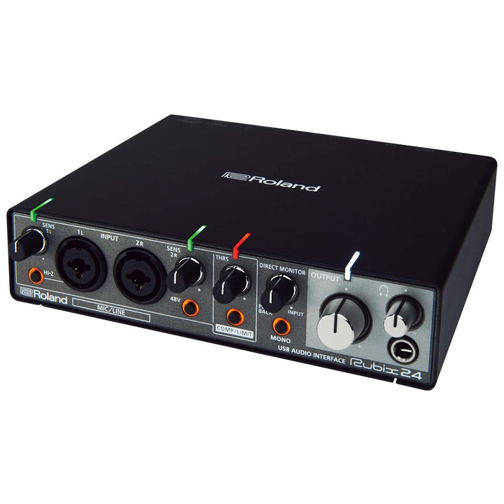 Roland RUBIX24 hochauflösendes Interface mit 2 Ein- und 4 Ausgängen, Hi-Res Interface für Mac, PC un