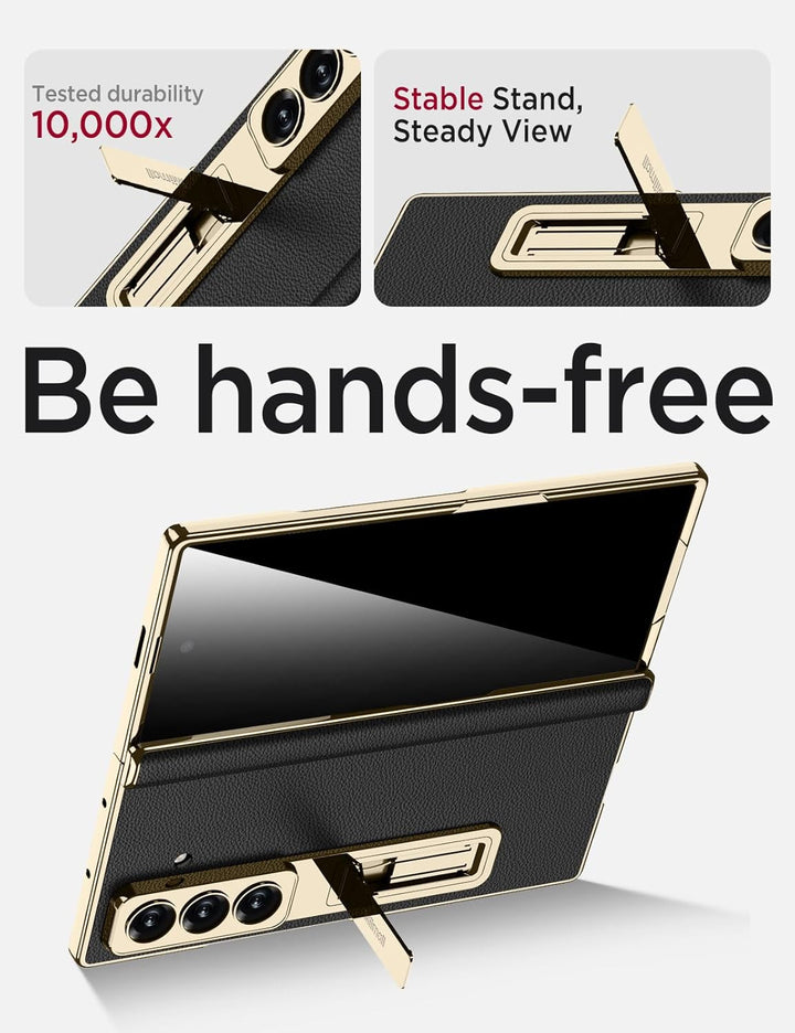 Miimall Privacy Case Kompatibel mit Samsung Galaxy Z Fold 7 Hülle Anti-SPY Displayschutz+Scharniersc
