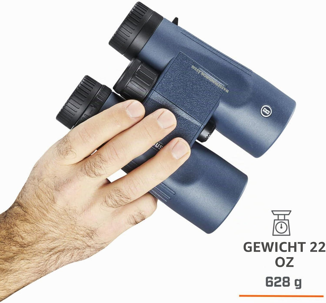 Bushnell - H2O 2 - Fernglas - 10x42 Dunkelblaues - Dachkant - Voll multivergütet - Wasserdicht/Besch