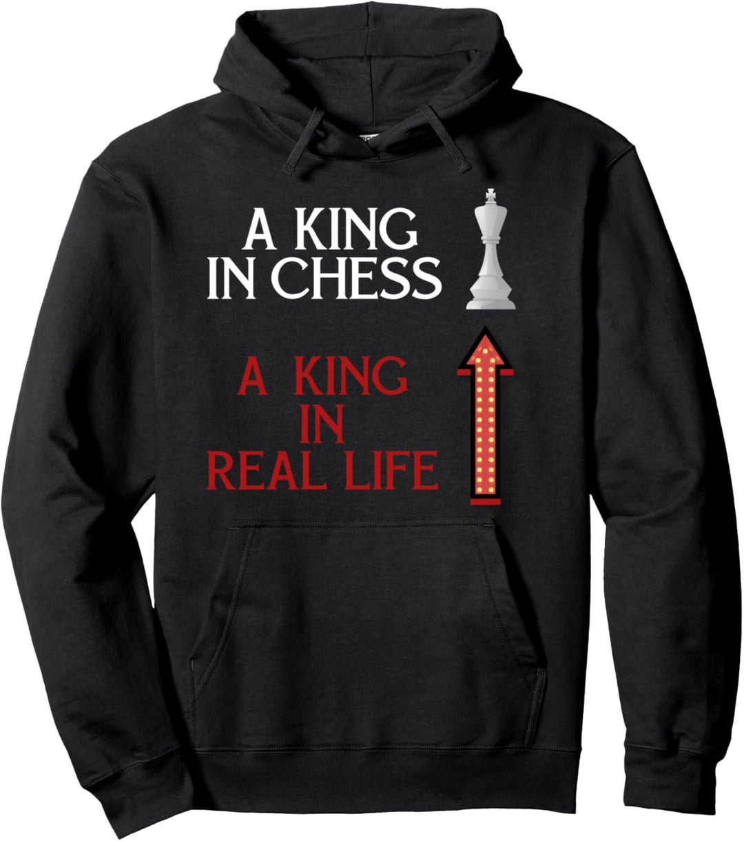 Dieser Kerl ist eine Art in Schach und ein König im echten Leben. Pullover Hoodie