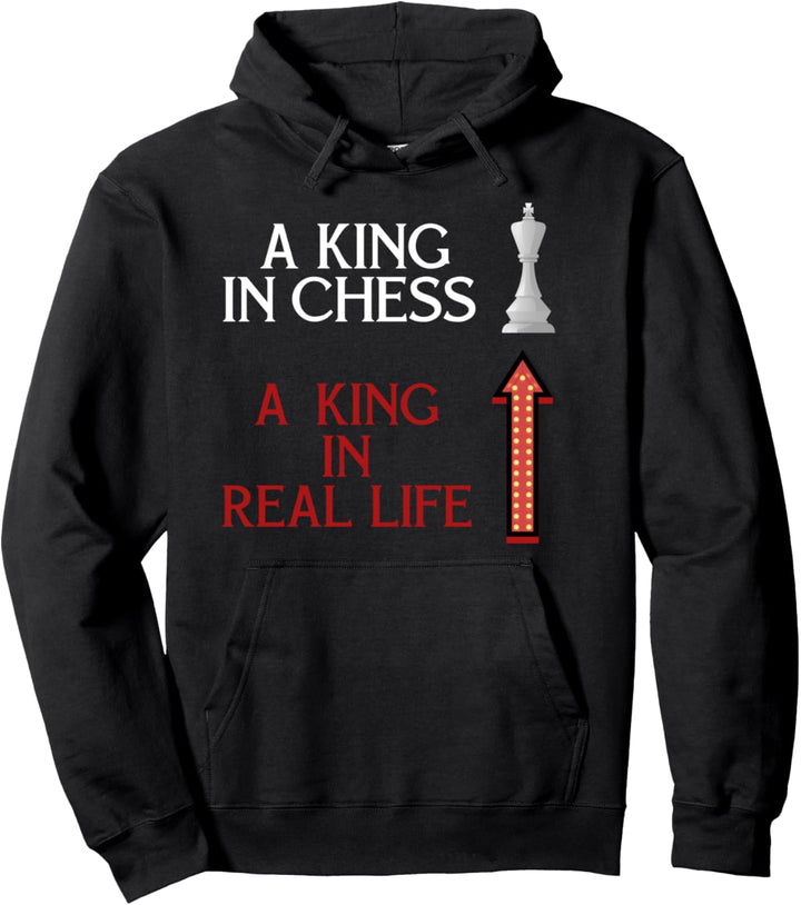 Dieser Kerl ist eine Art in Schach und ein König im echten Leben. Pullover Hoodie
