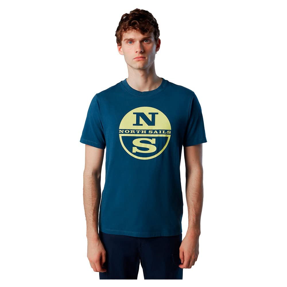 NORTH SAILS Herren T-Shirt W/Graphic Tshirt M 0787 Dark Denim, M 0787 Dark Denim