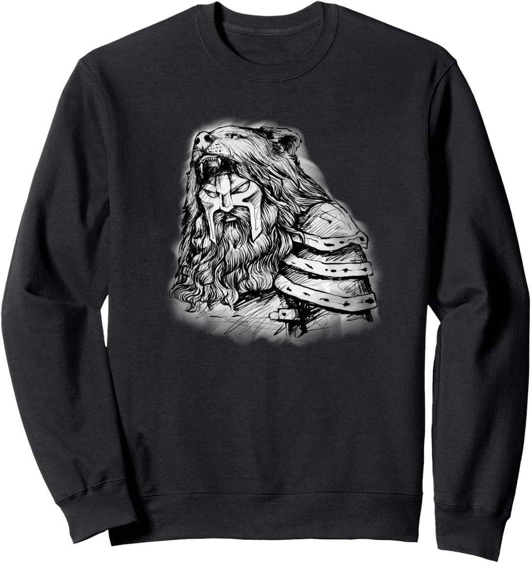 Wikinger Geschenk Mythologie Wikinger Bär Sweatshirt