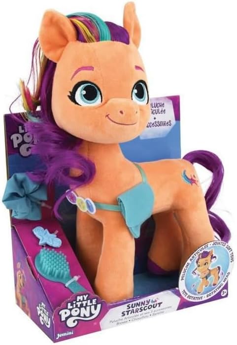 My Little Pony Plüschtier Sunny, 30 cm, mit 3 Zubehörteilen