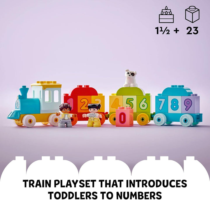 LEGO DUPLO My First Number Train - Learn to Count 10954 Building Toy; Introduce Toddlers to Numbers