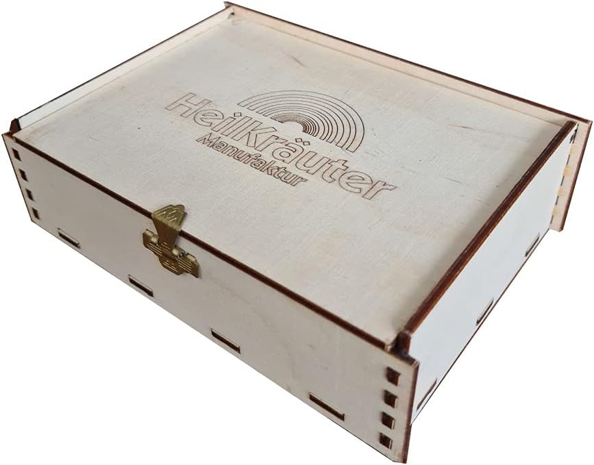 Räucherbox Geschenkbox mit 12 Sorten Räuchermischungen Räucherwerk für die Seele, 14 x 10 x 4 cm, R&