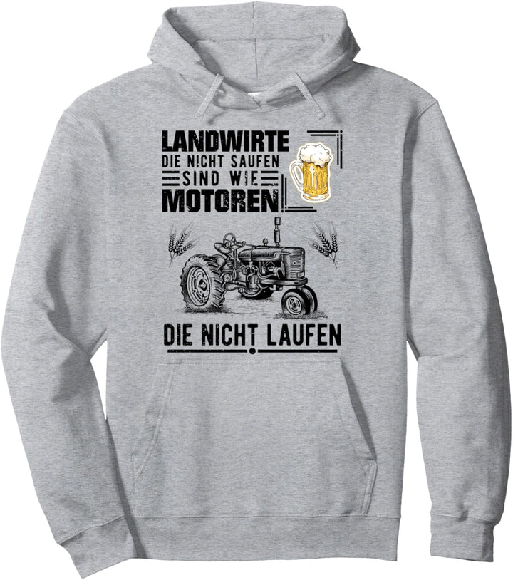 Traktor Bauern Bier Geschenk Lustige Landwirt Geschenke Pullover Hoodie
