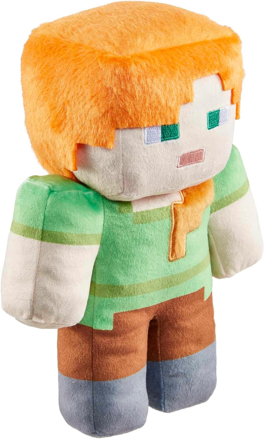 MINECRAFT Plüschfiguren - Rothaariger Actionheld 20 cm, authentisches Design, verpixelte Details, fü