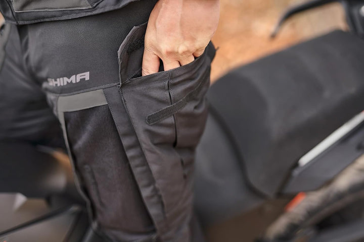 SHIMA Hero 2.0 Motorrad Jacke Hosen für Herren und Damen Motorradkombi AirForce M Hosen Herren Grau,