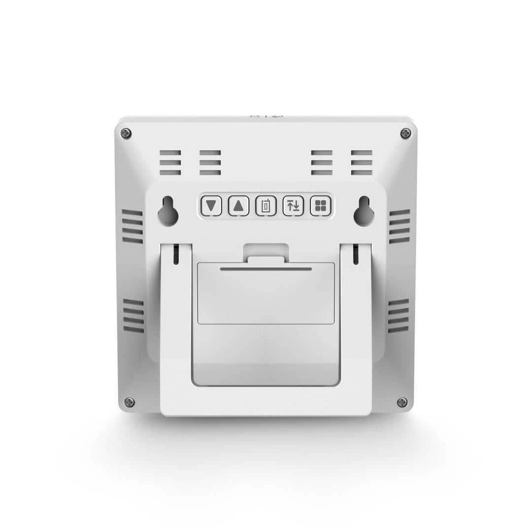 Wetterstation "Palawan", mit Aussensensor, Funk, Wecker, Thermo/Hygro, Weiss