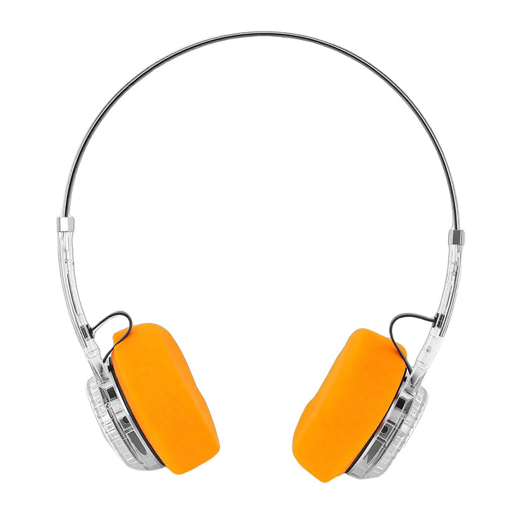 Fockety Bluetooth Kopfhörer, Retro Sport Headset, Ausziehbarer Metall Kopfbügel, Kabellose Kopfhörer