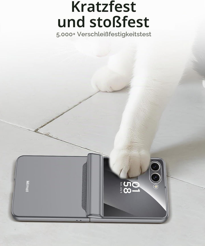 Miimall Kompatibel mit Samsung Galaxy Z Flip 7 Hülle mit Scharnierschutz Magnetischer [Externer Bild