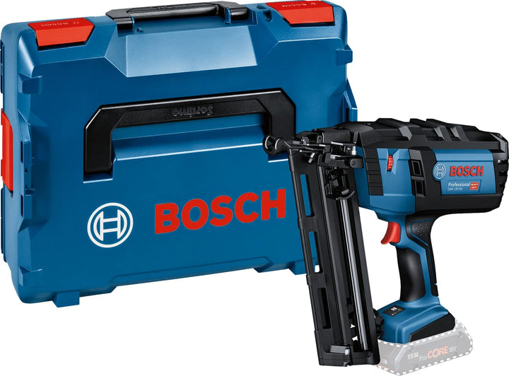 Bosch Professional 18V System Akku Nagler GNH 18V-64 (max. Nagel-Ø 1,6 mm, Nagellänge 64 mm, inkl. L