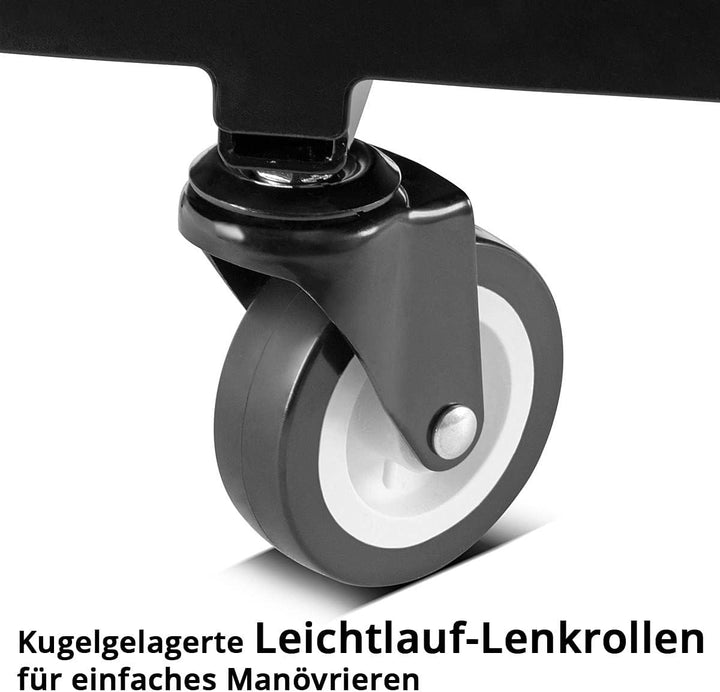 STAHLWERK Höhenverstellbarer Werkstatthocker WRH-136 ST bis 136 kg belastbar, 40-54 cm Sitzhöhe, mit