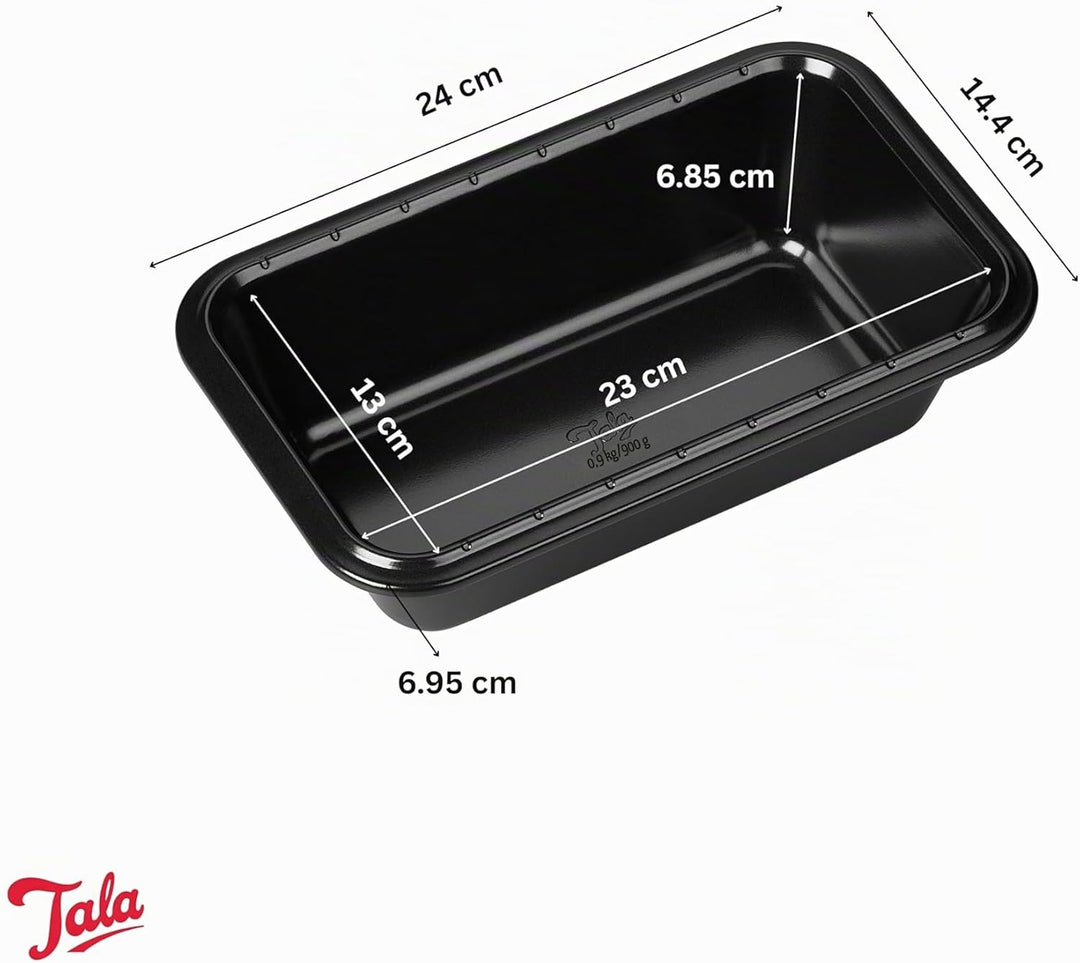 Tala Performance Brotform 900g 24 x 14,4 cm Kohlenstoffstahl mit Whitford Eclipse Antihaftbeschichtu