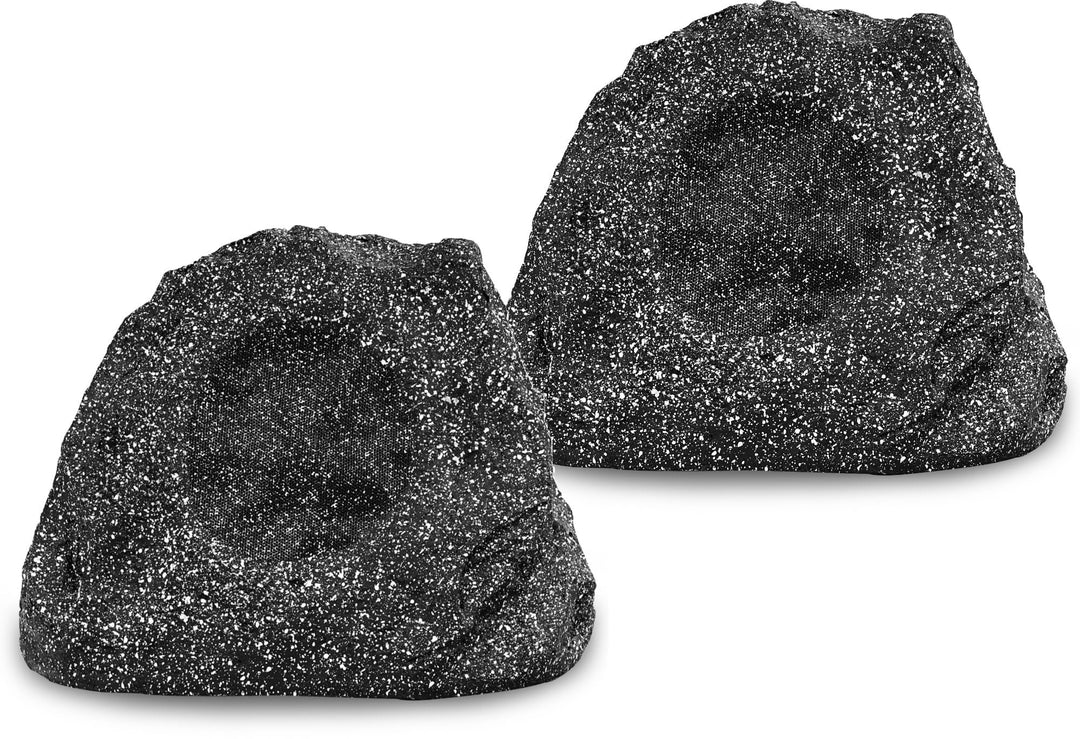 Pronomic 2er Set SSP-660 GR Outdoor-Lautsprecher (2 Stück Outdoor-Speaker in Stein-Optik, 2 x 30 Wat