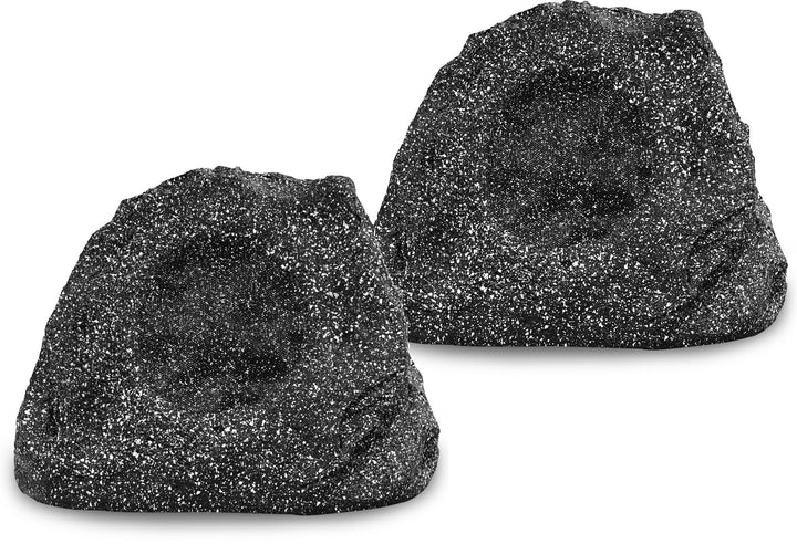 Pronomic 2er Set SSP-660 GR Outdoor-Lautsprecher (2 Stück Outdoor-Speaker in Stein-Optik, 2 x 30 Wat