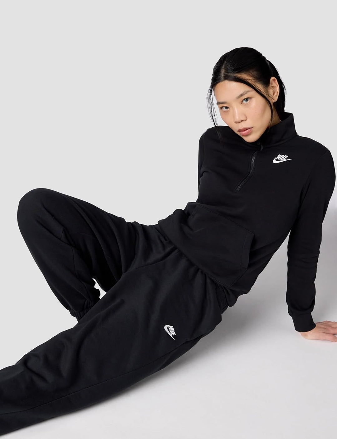 Nike Damen Hose NSW Club XS Black/White, XS Black/White
