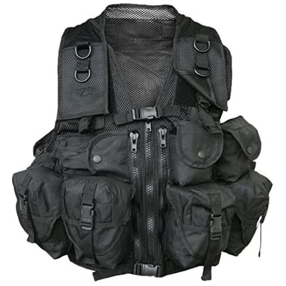 Mil-Tec Einsatzweste Tactical (9Ta.) Flecktarn, Flecktarn