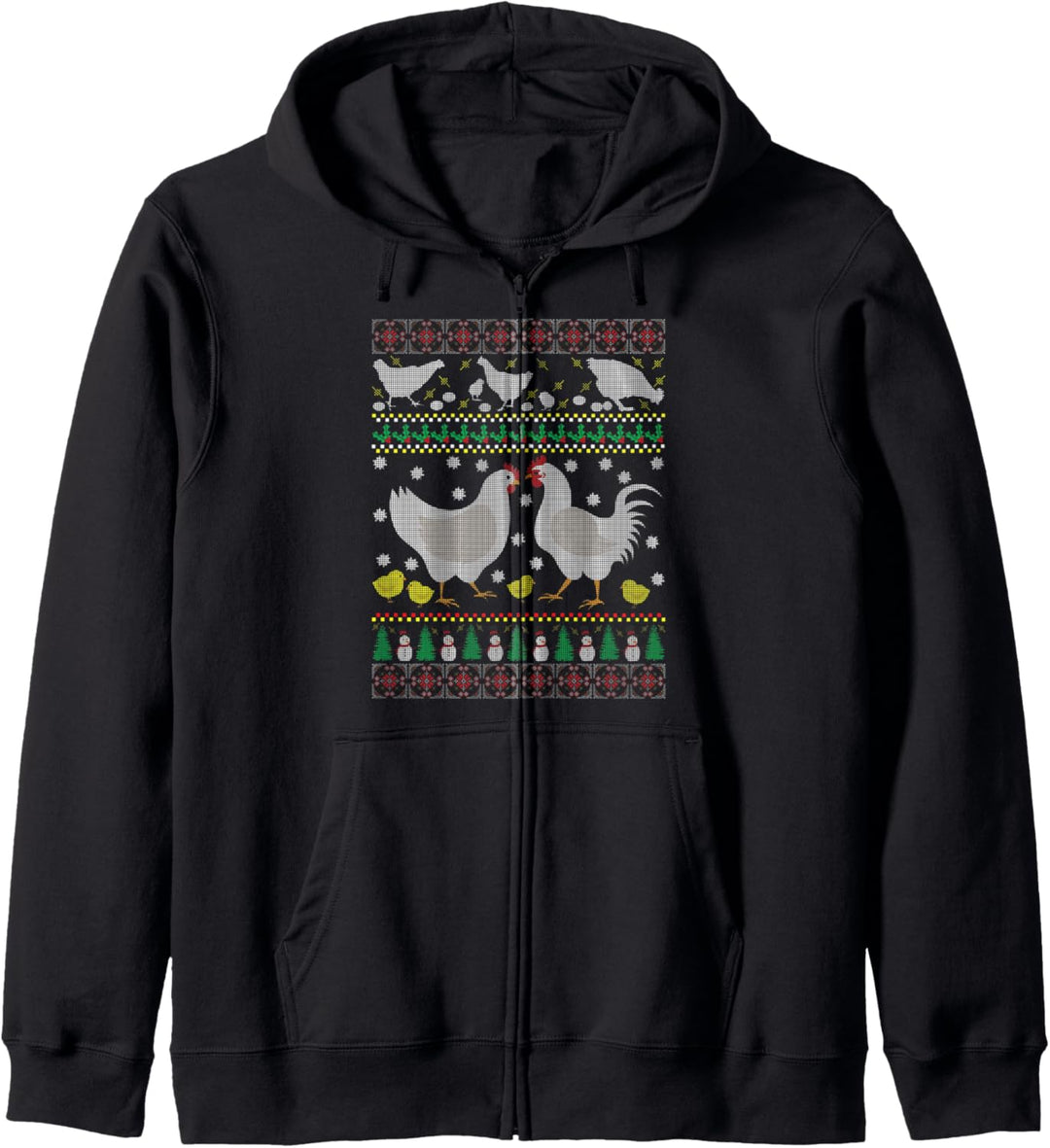 Chicken Ugly Christmas Farm Animal Funny Holiday Xmas Gift Kapuzenjacke
