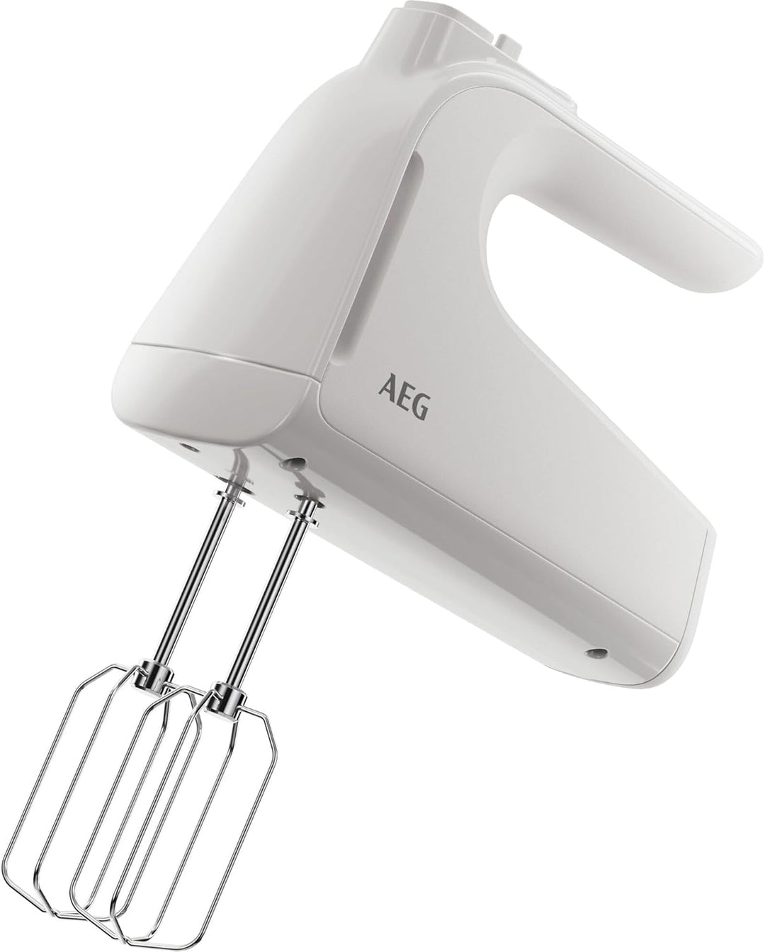 AEG Handmixer mit Rührbesen, AHM4W, 500 W, 5 Geschwindigkeiten, Turbo-Funktion, ideal zum Mixen, Kne