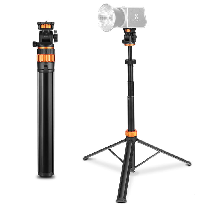 K&F CONCEPT Quick Release Metal Fotografie Lichtstativ 199CM, Tragbar Light Stand für Kamera, Handy,