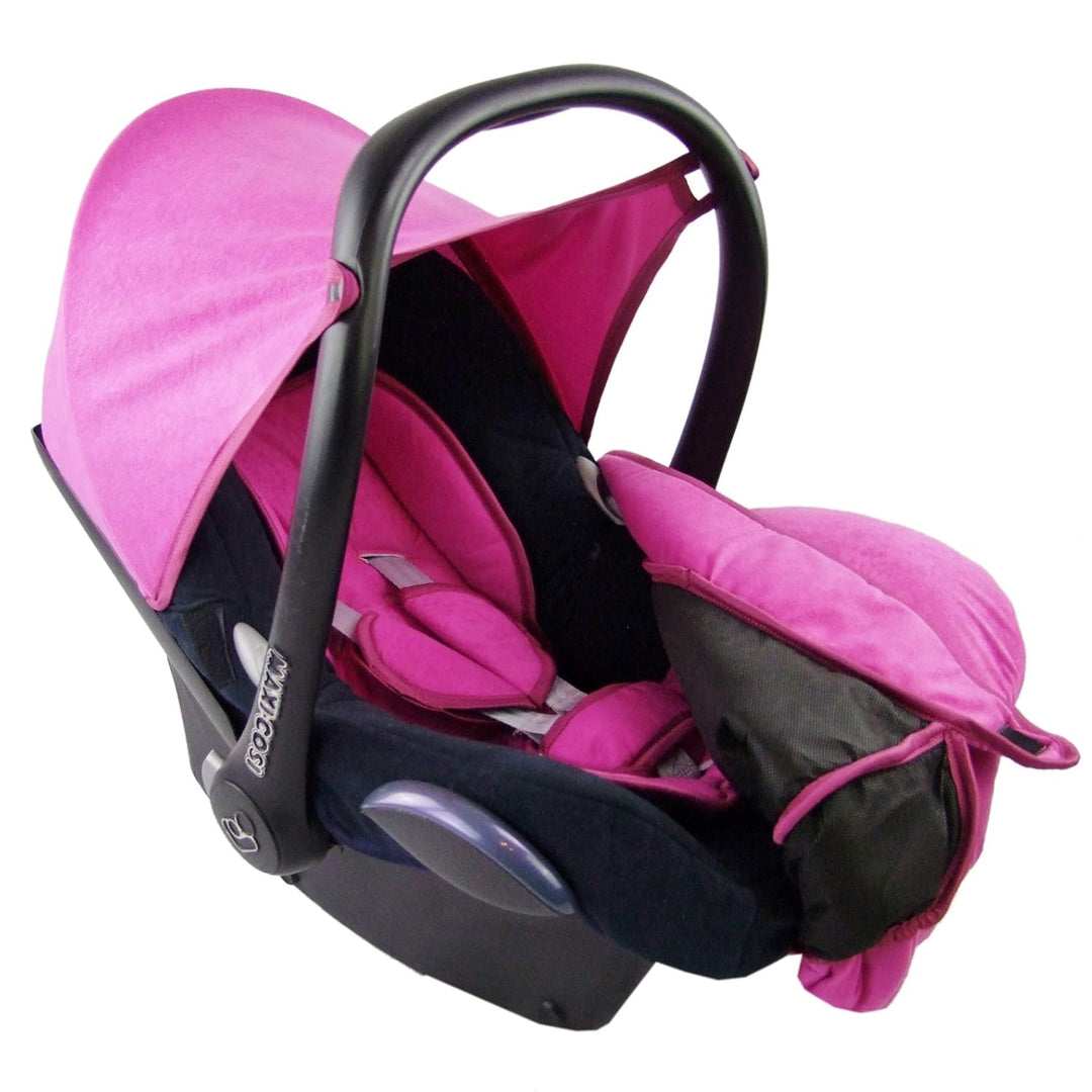 BAMBINIWELT Bezug Ersatzbezug kompatibel mit Maxi-Cosi CabrioFix für Babyschale 7-tlg Komplett-Set (