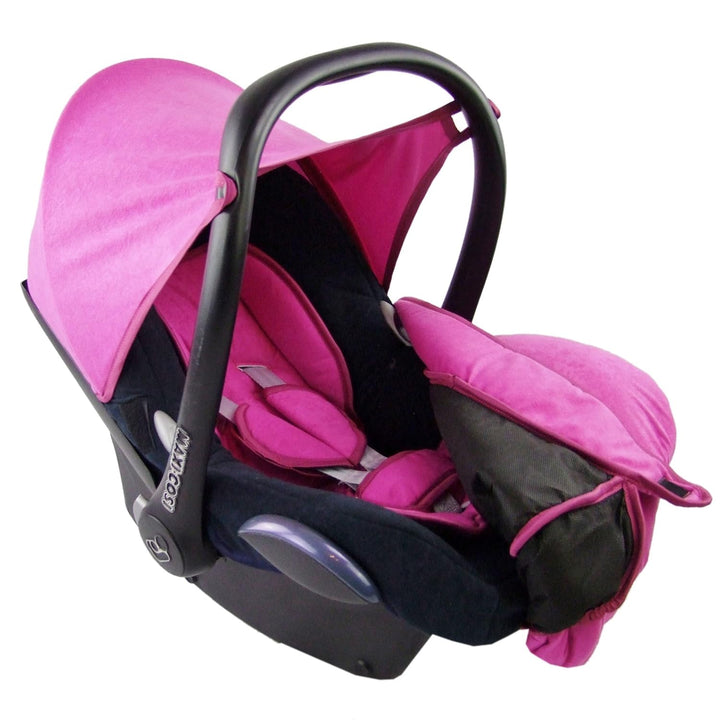 BAMBINIWELT Bezug Ersatzbezug kompatibel mit Maxi-Cosi CabrioFix für Babyschale 7-tlg Komplett-Set (