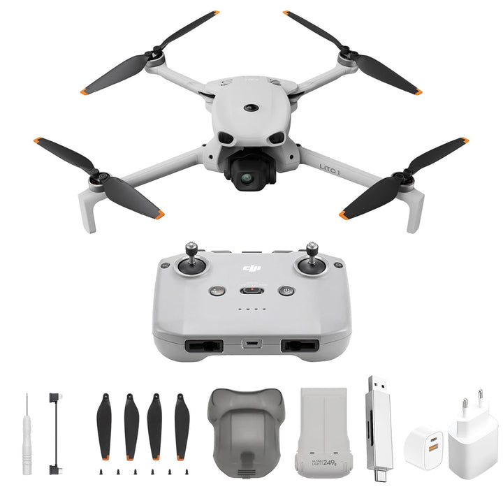 DJI Lito 1, Einsteigerfreundliche 4K Kameradrohne, Hinderniserkennung, ActiveTrack, 4K-Video &amp; 8K-Fo