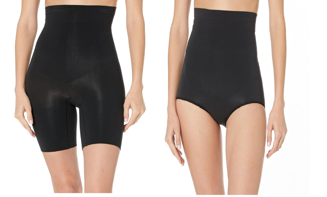 Spanx Damen Higher Power Short Waist Shapewear 3XL Double-Pack: Waist Shapewear Very Black/Very Blac