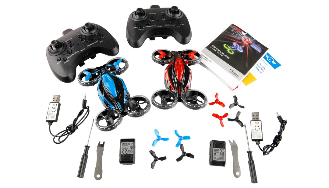 Amewi FightStar Battle Drone Set RTF rot & blau