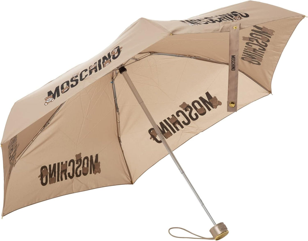 Moschino damen supermini Regenschirm dark beige
