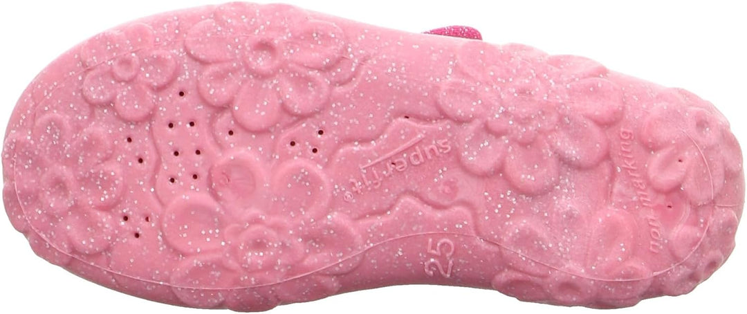 Superfit Damen BonnyFlache Hausschuhe 24 EU Rosa Mehrfarbig 5500, 24 EU Rosa Mehrfarbig 5500