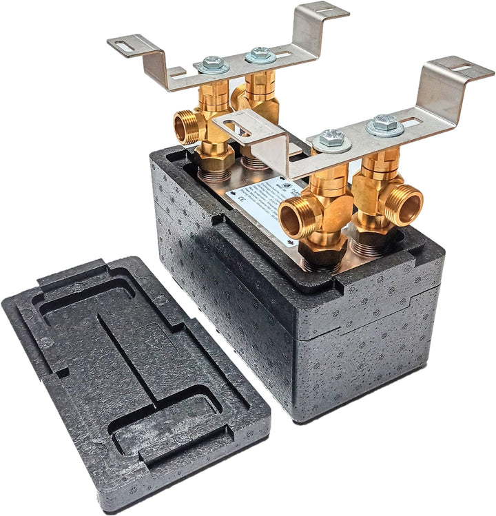 Edelstahl Plattenwärmetauscher Nordic Tec Ba-16-34 Wärmetauscher 34 Platten 135kW 1” mit Isolierung