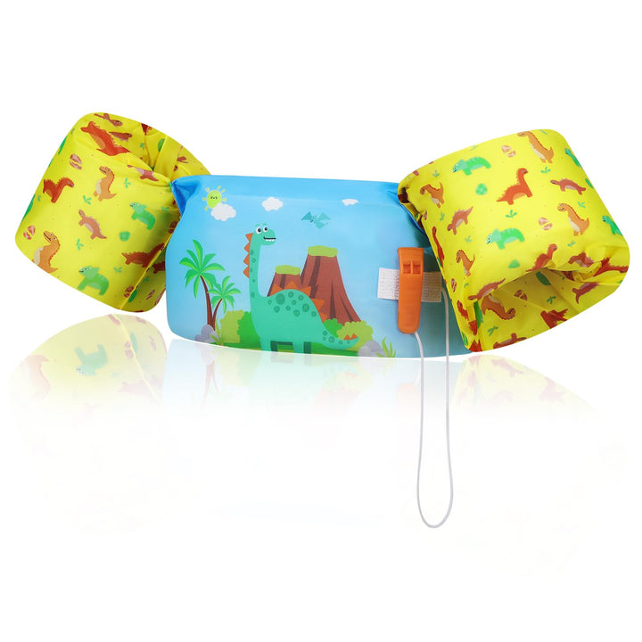 MoKo Kinder Schwimmflügel, Cartoon Schwimmende Badeanzug Schwimmtraining Jacke Schwimmflügel mit Sch