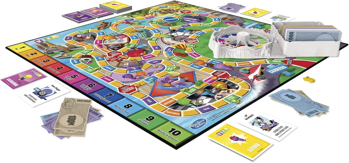 Hasbro Gaming - Spiel des Lebens, EIN passendes Spiel für die ganze Familie, für 2-4 Spieler, Bretts