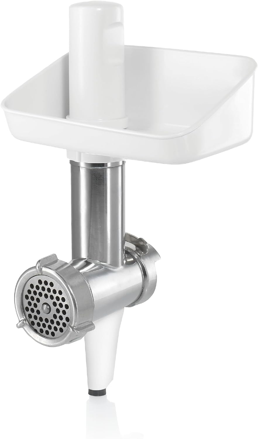 Bosch Fleischwolf MUZ5FW1, Fleischwolf-Aufsatz, Stopfer, Edelstahl Loch-Scheibe 4,5 mm, auch für Fis